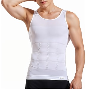Mens Slimming Body Shaper Vest Compression