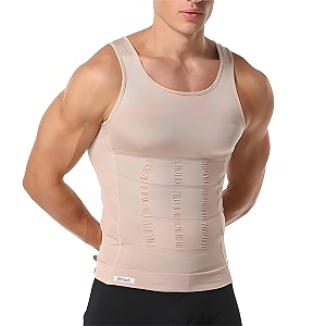Mens Slimming Body Shaper Vest Compression