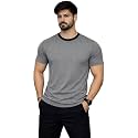 Mens Solid Gym T-Shirt Slim Fit