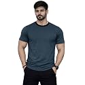 Mens Solid Gym T-Shirt Slim Fit