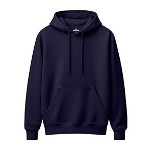 Mens Solid Hoodie 100 Cotton Fleece