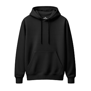 Mens Solid Hoodie 100 Cotton Fleece