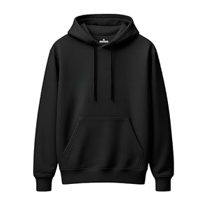 Mens Solid Hoodie 100 Cotton Fleece