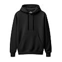 Mens Solid Hoodie 100 Cotton Fleece