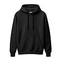 Mens Solid Hoodie 100 Cotton Fleece