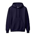 Mens Solid Hoodie 100 Cotton Fleece