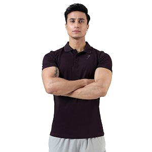 FUAARK Men Slim Fit Pique Aura Polo