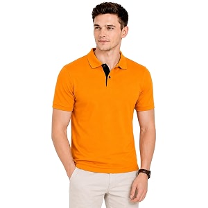 Mens Solid Polo T-Shirt Short Sleeve