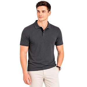 Mens Solid Polo T-Shirt Short Sleeve