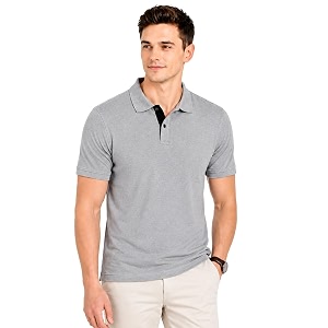 Mens Solid Polo T-Shirt Short Sleeve