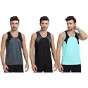 Men’s Sports Vest - Lightweight &amp; Breathable Polyester Vest for Gym, Running, and Casual