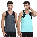 Men’s Sports Vest - Lightweight &amp; Breathable Polyester Vest for Gym, Running, and Casual