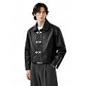 Mens Stylish Boxy Fit Oversized Faux Leather