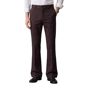 Mens Trendy Bootcut Trousers - Modern Flared
