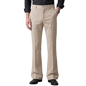 Mens Trendy Bootcut Trousers - Modern Flared