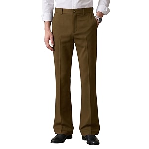 Mens Trendy Bootcut Trousers - Modern Flared