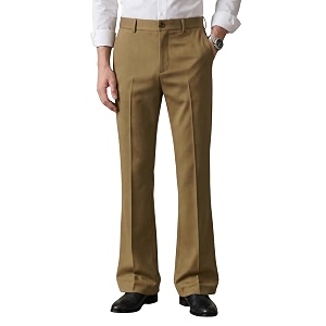 Mens Trendy Bootcut Trousers - Modern Flared