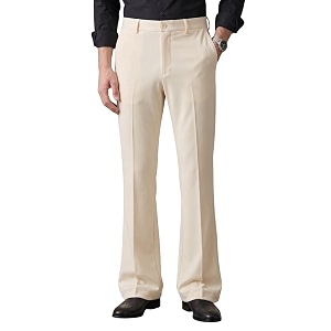 Mens Trendy Bootcut Trousers - Modern Flared