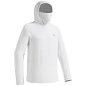 Men’s UPF 50+ Hoodie Shirt with Mask Long Sleeve Permanent UV Sun Protection Neck Gaiter Performance T for Outdoor
