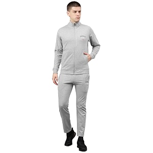Mens Winter Fleece Tracksuit Zip-Up Sweatshirt