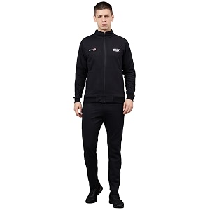 Mens Winter Fleece Tracksuit Zip-Up Sweatshirt