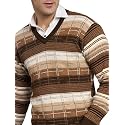 eKools Men's Winterwear Woolen Striped Cardigans Sweaters (4051_eK)