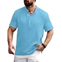 Men Shirt Black Textured Cotton Blend