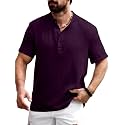 Men Shirt Black Textured Cotton Blend