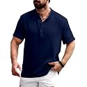 Men Shirt Black Textured Cotton Blend