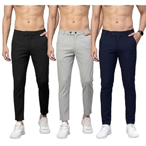 Men Slim Fit Formal Trousers Stylish