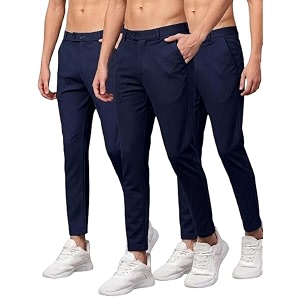 Men Slim Fit Formal Trousers Stylish