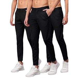 Men Slim Fit Formal Trousers Stylish