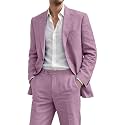 Men Suits 2 Piece,Blazer and Pants Set for Mens,Casual Dress