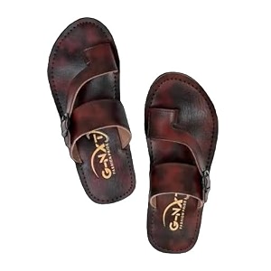 Men Synthetic Flip Flop Sandal With Adjustable