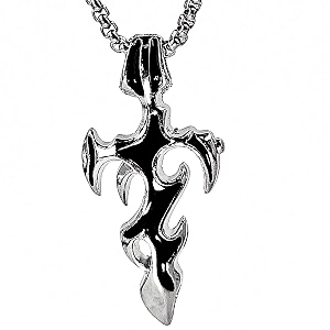 the men thing alloy pendant with pure stainless steel 24inch round box chain american trending style - round box chain amp pendant for men amp boys