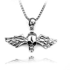 the men thing alloy pendant with pure stainless steel 24inch round box chain american trending style - round box chain amp pendant for men amp boys