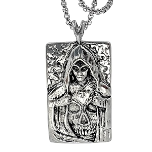 the men thing alloy pendant with pure stainless steel 24inch round box chain american trending style - round box chain amp pendant for men amp boys