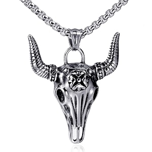 the men thing alloy pendant with pure stainless steel 24inch round box chain american trending style - round box chain amp pendant for men amp boys