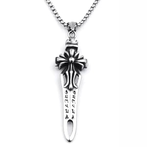 the men thing alloy pendant with pure stainless steel 24inch round box chain american trending style - round box chain amp pendant for men amp boys