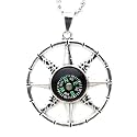 THE MEN THING Alloy Pendant with Pure Stainless Steel 24inch Round Box Chain, American trending Style - Round Box Chain &amp; Pendant for Men &amp; Boys