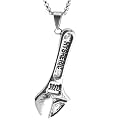 THE MEN THING Alloy Pendant with Pure Stainless Steel 24inch Round Box Chain, American trending Style - Round Box Chain &amp; Pendant for Men &amp; Boys