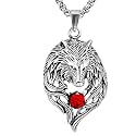THE MEN THING Alloy Pendant with Pure Stainless Steel 24inch Round Box Chain, American trending Style - Round Box Chain &amp; Pendant for Men &amp; Boys