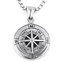 THE MEN THING Alloy Pendant with Pure Stainless Steel 24inch Round Box Chain, American trending Style - Round Box Chain &amp; Pendant for Men &amp; Boys