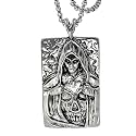 THE MEN THING Alloy Pendant with Pure Stainless Steel 24inch Round Box Chain, American trending Style - Round Box Chain &amp; Pendant for Men &amp; Boys