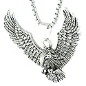 THE MEN THING Alloy Pendant with Pure Stainless Steel 24inch Round Box Chain, American trending Style - Round Box Chain &amp; Pendant for Men &amp; Boys