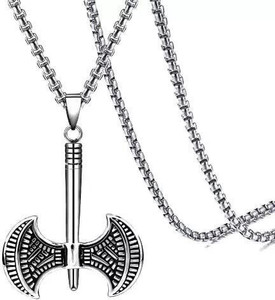 the men thing axe pendant with 24inch chain american style - chain  pendant for men stainless steel pendant