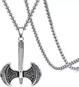 THE MEN THING Axe Pendant with 24inch Chain, American Style - Chain & Pendant for Men Stainless Steel Pendant