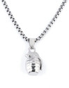 THE MEN THING Grenade Pendant with 24inch Chain, American Style - Chain & Pendant for Men Stainless Steel Pendant