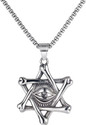 THE MEN THING Skull Five Pendant with 24inch Chain, American Style - Chain & Pendant for Men Stainless Steel Pendant