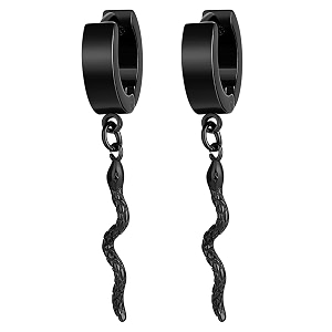 THE MEN THING SNAKLET BLACK - Titanium